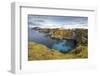 Horizontal Color Image of Selchie Geo, Shetland Islands, St Ninian's-ABO PHOTOGRAPHY-Framed Photographic Print