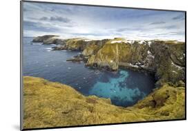 Horizontal Color Image of Selchie Geo, Shetland Islands, St Ninian's-ABO PHOTOGRAPHY-Mounted Photographic Print
