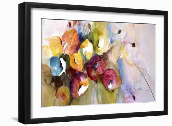 Horizontal Flores V-Leticia Herrera-Framed Premium Giclee Print