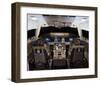 horizontal format 777 flight deck-null-Framed Art Print