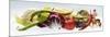 Horizontal Strip of Different Vegetables-null-Mounted Photographic Print