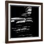 Horizontal Stripe Projection on Model, 1960s-John French-Framed Giclee Print