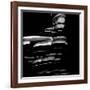 Horizontal Stripe Projection on Model, 1960s-John French-Framed Giclee Print