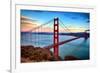 Horizontal View of Golden Gate Bridge-prochasson-Framed Photographic Print