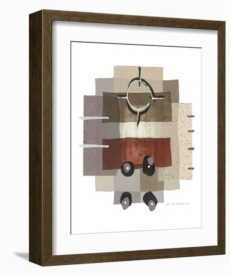 Horizontal-P^G^ Gravele-Framed Art Print