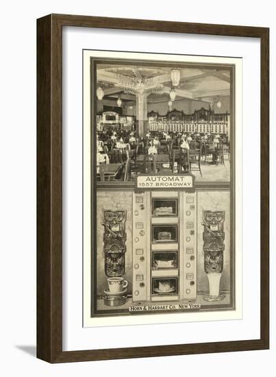 Horn and Hardart Automat, New York City-null-Framed Art Print