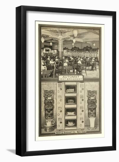Horn and Hardart Automat, New York City-null-Framed Art Print