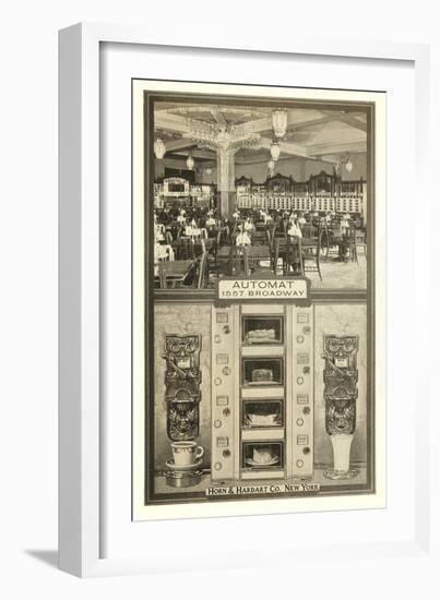 Horn and Hardart Automat, New York City-null-Framed Art Print