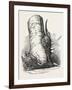 Horn of Deer Found in a Beech Tree in Canada West-null-Framed Giclee Print