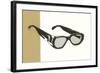 Horn Rim Eyeglasses-null-Framed Art Print