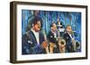 HORN SECTION-ALLAYN STEVENS-Framed Art Print