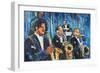 HORN SECTION-ALLAYN STEVENS-Framed Art Print