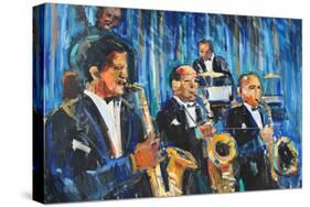 HORN SECTION-ALLAYN STEVENS-Stretched Canvas