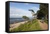 Hornbaek Beach, Hornbaek, Zealand, Denmark, Europe-Stuart Black-Framed Stretched Canvas