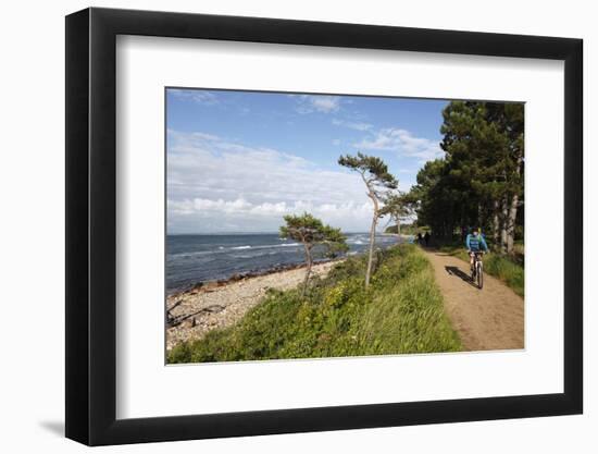 Hornbaek Beach, Hornbaek, Zealand, Denmark, Europe-Stuart Black-Framed Photographic Print