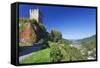 Hornberg Castle and View over Gutachtal Valley, Black Forest, Baden Wurttemberg, Germany, Europe-Markus Lange-Framed Stretched Canvas