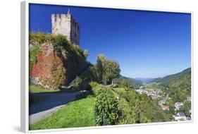 Hornberg Castle and View over Gutachtal Valley, Black Forest, Baden Wurttemberg, Germany, Europe-Markus Lange-Framed Photographic Print