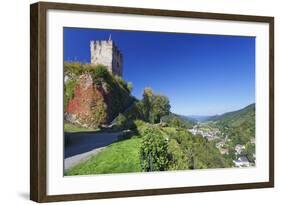 Hornberg Castle and View over Gutachtal Valley, Black Forest, Baden Wurttemberg, Germany, Europe-Markus Lange-Framed Photographic Print