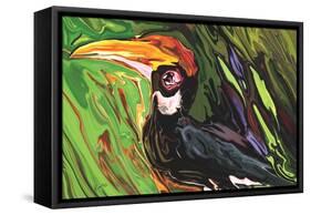 Hornbill-Rabi Khan-Framed Stretched Canvas