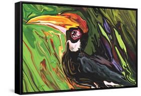 Hornbill-Rabi Khan-Framed Stretched Canvas