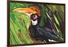 Hornbill-Rabi Khan-Framed Art Print