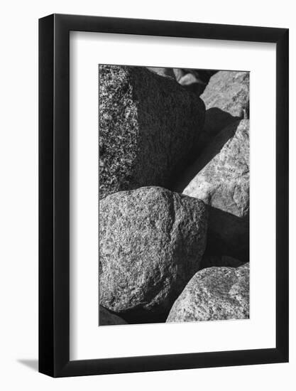 Hornblende granite rocks, California-Zandria Muench Beraldo-Framed Photographic Print