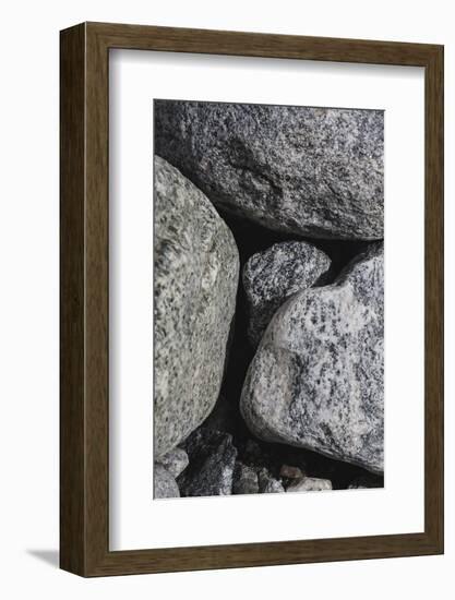 Hornblende granite rocks, California-Zandria Muench Beraldo-Framed Photographic Print