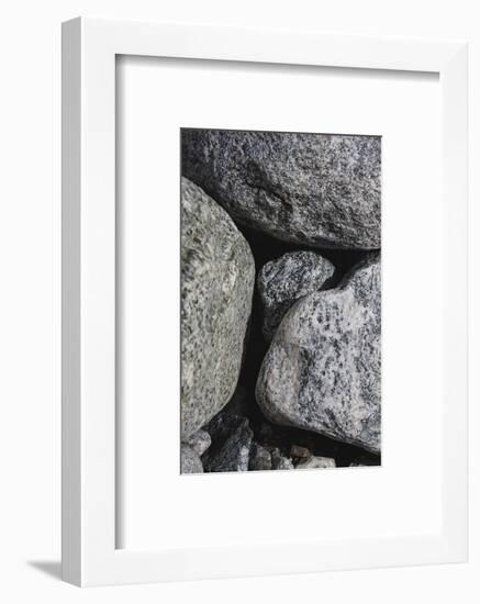 Hornblende granite rocks, California-Zandria Muench Beraldo-Framed Photographic Print