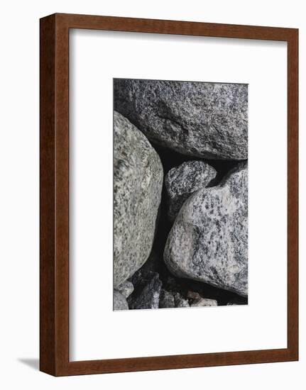 Hornblende granite rocks, California-Zandria Muench Beraldo-Framed Photographic Print