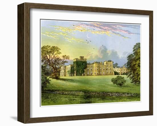 Hornby Castle, Yorkshire, Home of the Duke of Leeds, C1880-AF Lydon-Framed Giclee Print