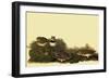 Horned Larks-John James Audubon-Framed Giclee Print