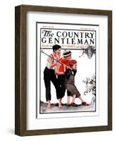 "Hornets' Nest," Country Gentleman Cover, August 25, 1923-WM. Hoople-Framed Giclee Print