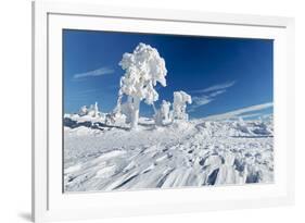 Hornisgrinde mountain in winter, Black Forest, Baden Wurttemberg, Germany, Europe-Markus Lange-Framed Photographic Print