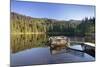 Hornisgrinde Mountain Reflecting in Lake Mummelsee-Markus Lange-Mounted Photographic Print