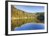 Hornisgrinde Mountain Reflecting in Mummelsee Lake-Markus-Framed Photographic Print