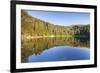 Hornisgrinde Mountain Reflecting in Mummelsee Lake-Markus-Framed Photographic Print