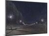 Hornsgatan by Night, 1902-Eugene Jansson-Mounted Giclee Print