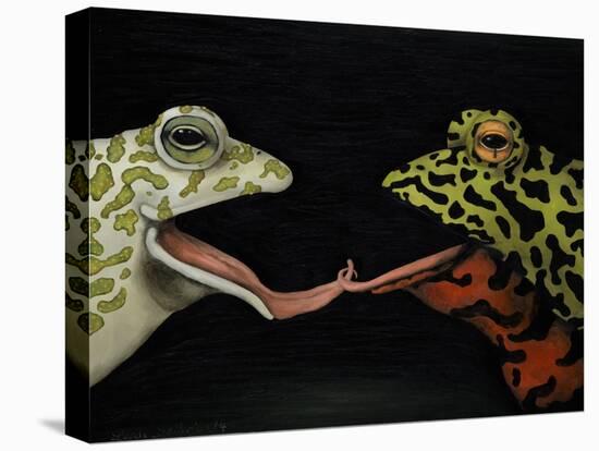 Horny Toads 1-Leah Saulnier-Stretched Canvas
