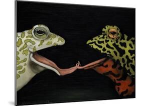 Horny Toads 1-Leah Saulnier-Mounted Giclee Print