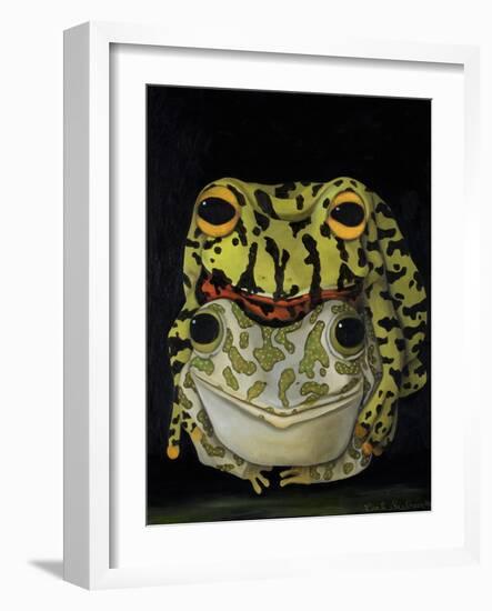 Horny Toads 2-Leah Saulnier-Framed Giclee Print