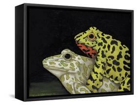 Horny Toads 3-Leah Saulnier-Framed Stretched Canvas