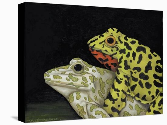 Horny Toads 3-Leah Saulnier-Stretched Canvas