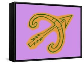 Horoscope: the Sign of the Sagittarius.-Patrizia La Porta-Framed Stretched Canvas