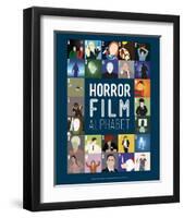 Horror Film Alphabet - A to Z-Stephen Wildish-Framed Art Print
