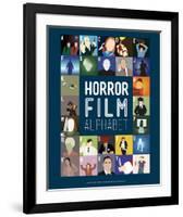 Horror Film Alphabet - A to Z-Stephen Wildish-Framed Giclee Print