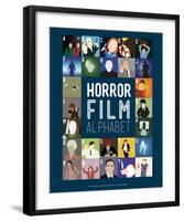 Horror Film Alphabet - A to Z-Stephen Wildish-Framed Giclee Print