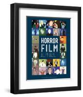 Horror Film Alphabet - A to Z-Stephen Wildish-Framed Giclee Print