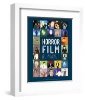 Horror Film Alphabet - A to Z-Stephen Wildish-Framed Giclee Print