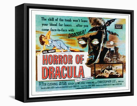 Horror of Dracula, 1958-null-Framed Stretched Canvas