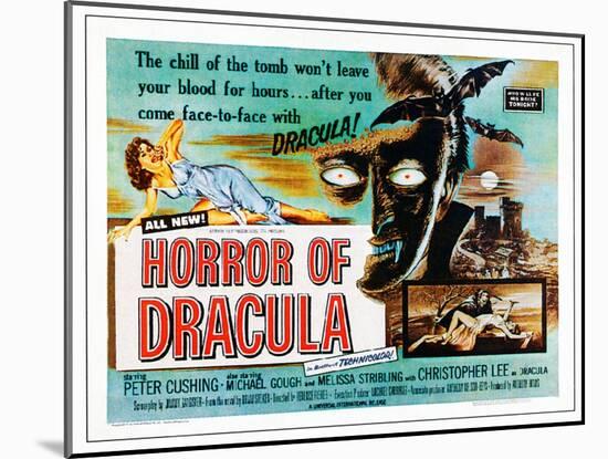 Horror of Dracula, 1958-null-Mounted Photo